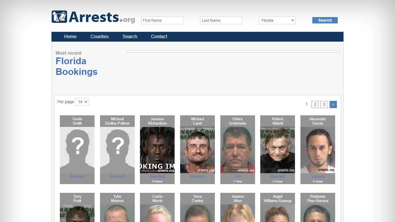 Florida Arrests and Inmate Search